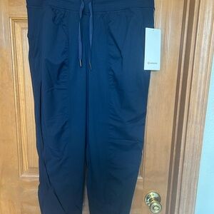 NWT. Lululemon dance studio jogger. Size 10. True navy. 7/8 length.